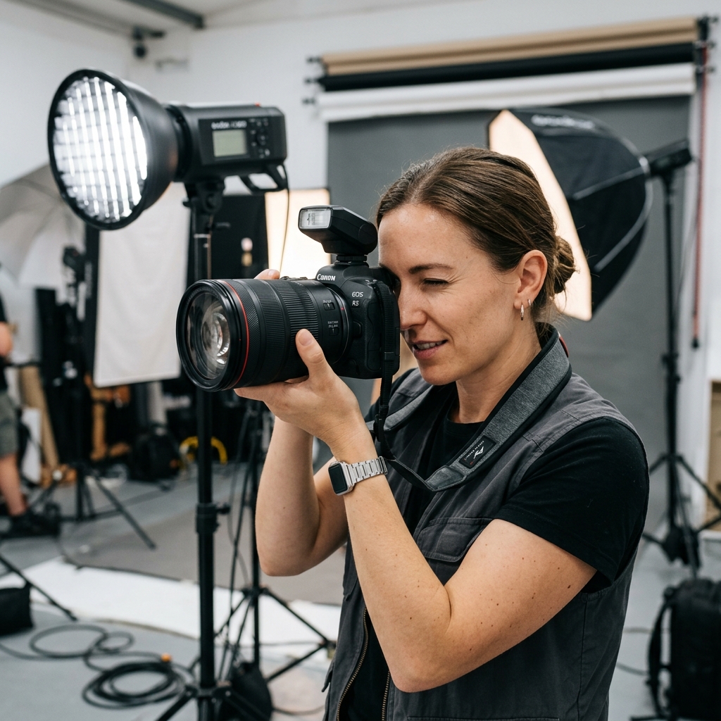 Professional Video Camera Setup